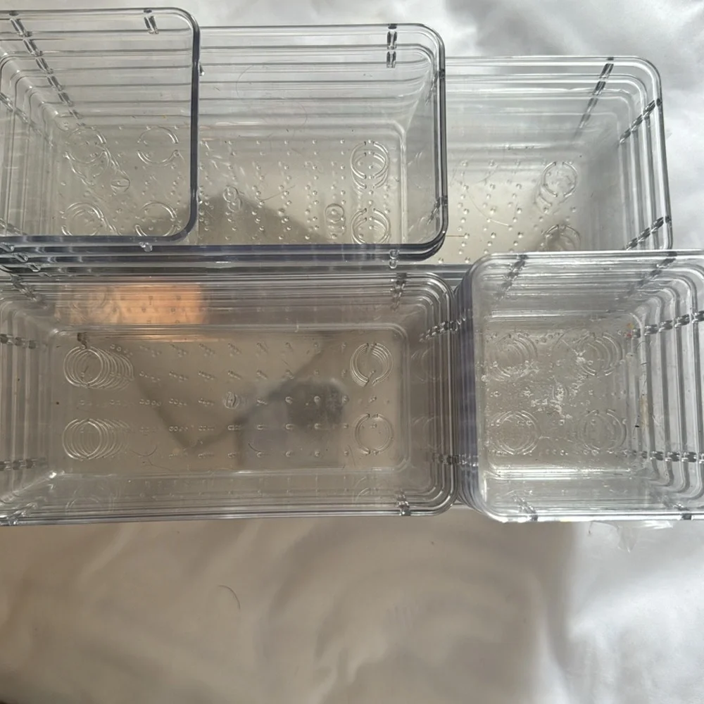 21 pc organizing dividers for drawers